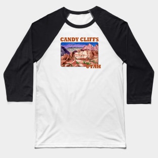 Candy Cliffs, Utah Baseball T-Shirt